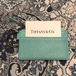 Tiffany & Co. Blue Leather Card Holder 💙